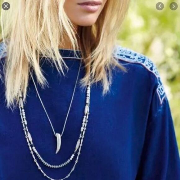 NWT stella & dot ~ tiburon necklace ~ versatile layered - Picture 1 of 9